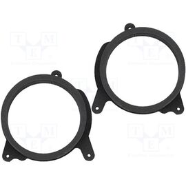 Inele adaptoare difuzoare din MDF; 165mm; Mercedes; impregnat - - Roveli