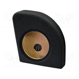 Carcasa difuzor; MDF; 15l; 250mm; tesatura; neagra; BMW; 272mm - - Roveli