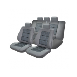 Set Huse Scaun Premium Lux Gri M02 - - Roveli