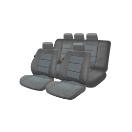 Set Huse Scaun Premium Lux Gri M04 - - Roveli