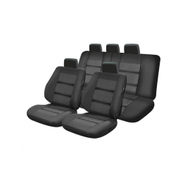 Set Huse Scaun Premium Lux Negru M01 - - Roveli