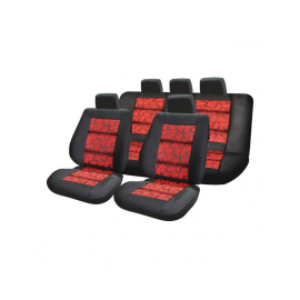 Set Huse Scaun Premium Lux - Rosu - - Roveli