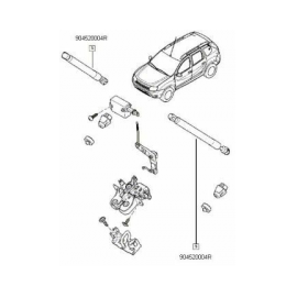 Amortizor Hayon Duster - - Roveli