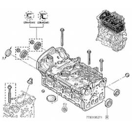Buson Etansare Bloc Motor Log./Duster 1.6 16V (57.3X10.4) - - Roveli
