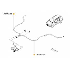 Cablu Frana Mana Duster 4 X 2 - - Roveli