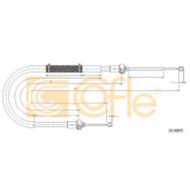 Cablu Frana Mana Duster 4 X 4 - - Roveli