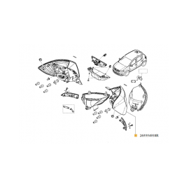 Lampa Spate Stg Sandero Ii Facelift - - Roveli
