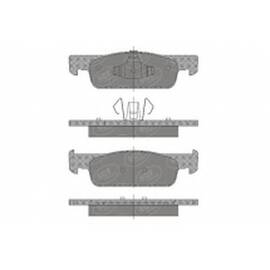 Set Placute Frana Fata Log. Ii/Sand. Ii/Mcv Ii - - Roveli