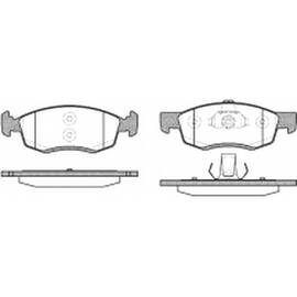 Set Placute Frana Fata Mcv/Van/Pick-Up - - Roveli