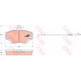 Set Placute Frana Fata Log./Sand. - - Roveli