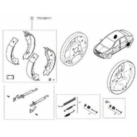 Set Saboti Frana Log. Sistem Franare Trw D: 203Mm - - Roveli