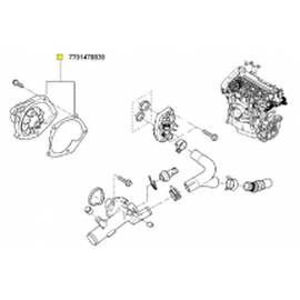 Pompa Apa Log./Sand./Duster 1.5Dci (E5) - - Roveli