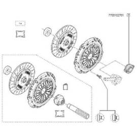 Rulment Presiune Log./Sand./Slz./D1304 1.9D - - Roveli