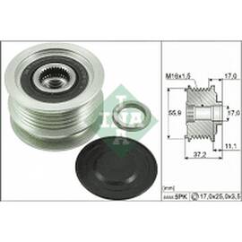 Fulie Alternator 5Pk Log./Sand. - - Roveli