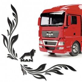 Set 2 x Sticker geamuri laterale Man, TIR062 - - Roveli