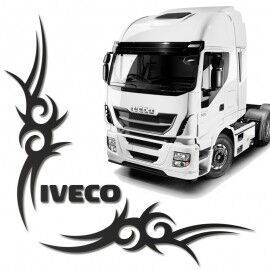 Set 2 x Sticker geamuri laterale Iveco, TIR073 - - Roveli