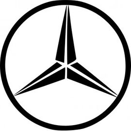 Sticker Mercedes 35 cm - - Roveli