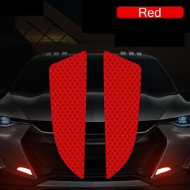 Sticker reflectorizant TEETH - ROSU (set 2 buc) - - Roveli