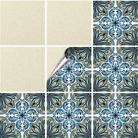 Set 100 buc. x Sticker Autocolant Faianta Decorativa "Kitchen Design" model K-FAI-814  - - Roveli