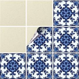 Set 100 buc. x Sticker Autocolant Faianta Decorativa "Kitchen Design" model K-FAI-818  - - Roveli