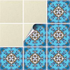 Set 100 buc. x Sticker Autocolant Faianta Decorativa "Kitchen Design" model K-FAI-819  - - Roveli