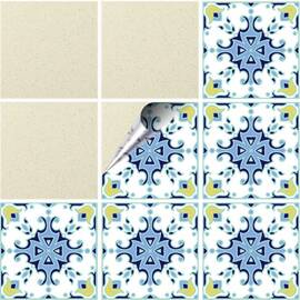 Set 100 buc. x Sticker Autocolant Faianta Decorativa "Kitchen Design" model K-FAI-822  - - Roveli