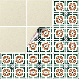 Set 100 buc. x Sticker Autocolant Faianta Decorativa "Kitchen Design" model K-FAI-826  - - Roveli