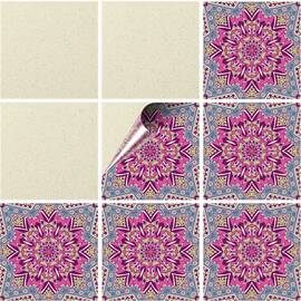 Set 100 buc. x Sticker Autocolant Faianta Decorativa "Kitchen Design" model K-FAI-827  - - Roveli