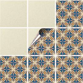 Set 100 buc. x Sticker Autocolant Faianta Decorativa "Kitchen Design" model K-FAI-832  - - Roveli