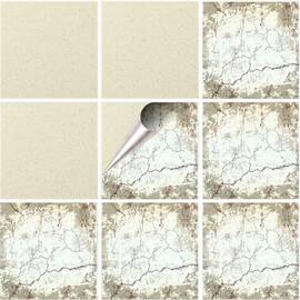 Set 100 buc. x Sticker Autocolant Faianta Decorativa "Kitchen Design" model K-FAI-842  - - Roveli