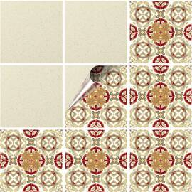 Set 100 buc. x Sticker Autocolant Faianta Decorativa "Kitchen Design" model K-FAI-874  - - Roveli