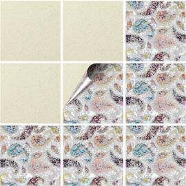 Set 100 buc. x Sticker Autocolant Faianta Decorativa "Kitchen Design" model K-FAI-648  - - Roveli