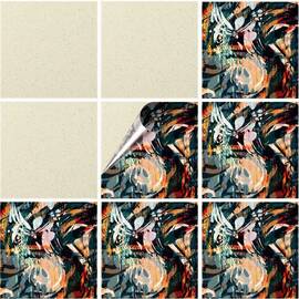 Set 100 buc. x Sticker Autocolant Faianta Decorativa "Kitchen Design" model K-FAI-670  - - Roveli