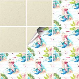 Set 100 buc. x Sticker Autocolant Faianta Decorativa "Kitchen Design" model K-FAI-678  - - Roveli