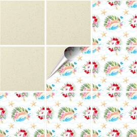 Set 100 buc. x Sticker Autocolant Faianta Decorativa "Kitchen Design" model K-FAI-679  - - Roveli