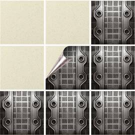 Set 100 buc. x Sticker Autocolant Faianta Decorativa "Kitchen Design" model K-FAI-706  - - Roveli
