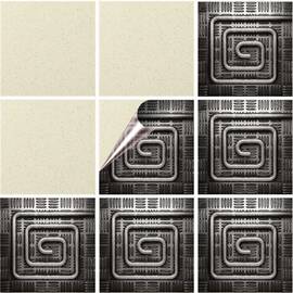 Set 100 buc. x Sticker Autocolant Faianta Decorativa "Kitchen Design" model K-FAI-717  - - Roveli