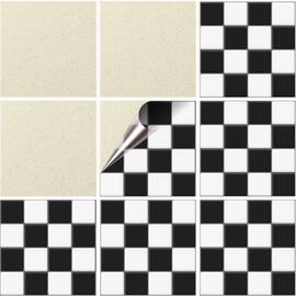Set 100 buc. x Sticker Autocolant Faianta Decorativa "Kitchen Design" model K-FAI-452  - - Roveli