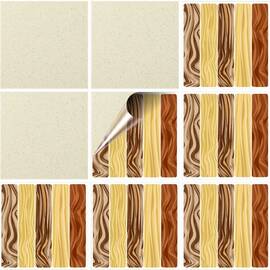 Set 100 buc. x Sticker Autocolant Faianta Decorativa "Kitchen Design" model K-FAI-470  - - Roveli