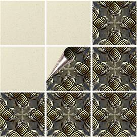 Set 100 buc. x Sticker Autocolant Faianta Decorativa "Kitchen Design" model K-FAI-472  - - Roveli