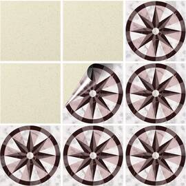 Set 100 buc. x Sticker Autocolant Faianta Decorativa "Kitchen Design" model K-FAI-516  - - Roveli