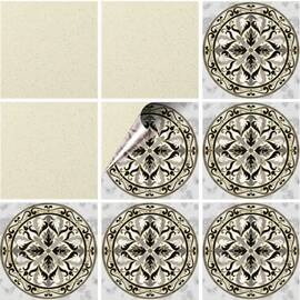 Set 100 buc. x Sticker Autocolant Faianta Decorativa "Kitchen Design" model K-FAI-522  - - Roveli