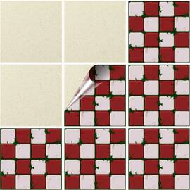 Set 100 buc. x Sticker Autocolant Faianta Decorativa "Kitchen Design" model K-FAI-527  - - Roveli