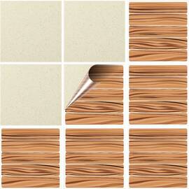 Set 100 buc. x Sticker Autocolant Faianta Decorativa "Kitchen Design" model K-FAI-547  - - Roveli