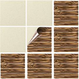 Set 100 buc. x Sticker Autocolant Faianta Decorativa "Kitchen Design" model K-FAI-549  - - Roveli