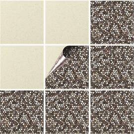 Set 100 buc. x Sticker Autocolant Faianta Decorativa "Kitchen Design" model K-FAI-555  - - Roveli