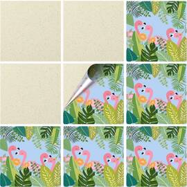 Set 100 buc. x Sticker Autocolant Faianta Decorativa "Kitchen Design" model K-FAI-574 - - Roveli