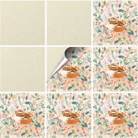 Set 100 buc. x Sticker Autocolant Faianta Decorativa "Kitchen Design" model K-FAI-593  - - Roveli