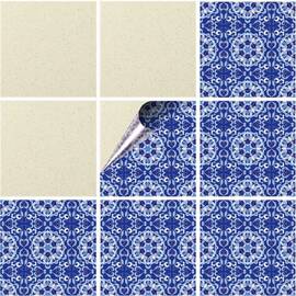Set 100 buc. x Sticker Autocolant Faianta Decorativa "Kitchen Design" model K-FAI-407  - - Roveli