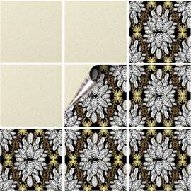 Set 100 buc. x Sticker Autocolant Faianta Decorativa "Kitchen Design" model K-FAI-414  - - Roveli